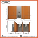 WC Cubicle Partition