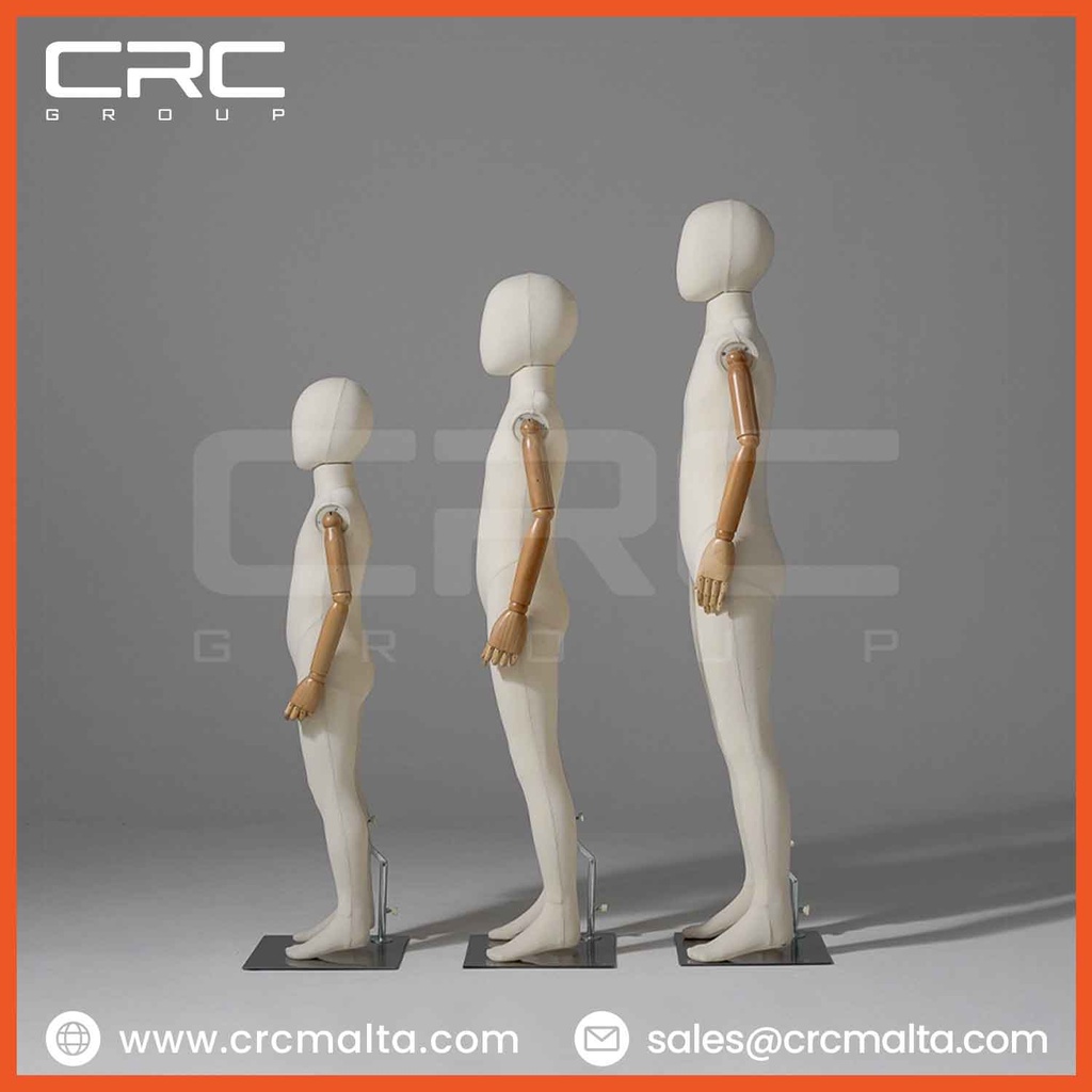 CRC Child Mannequins JCP-1-2-3-FNA