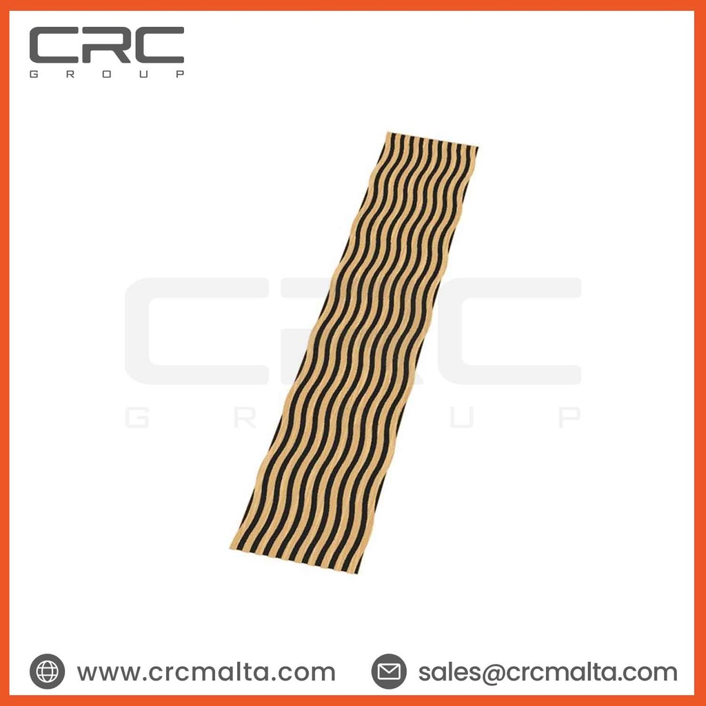 CRC Curved Corrugated Slatted Acoustic Panels