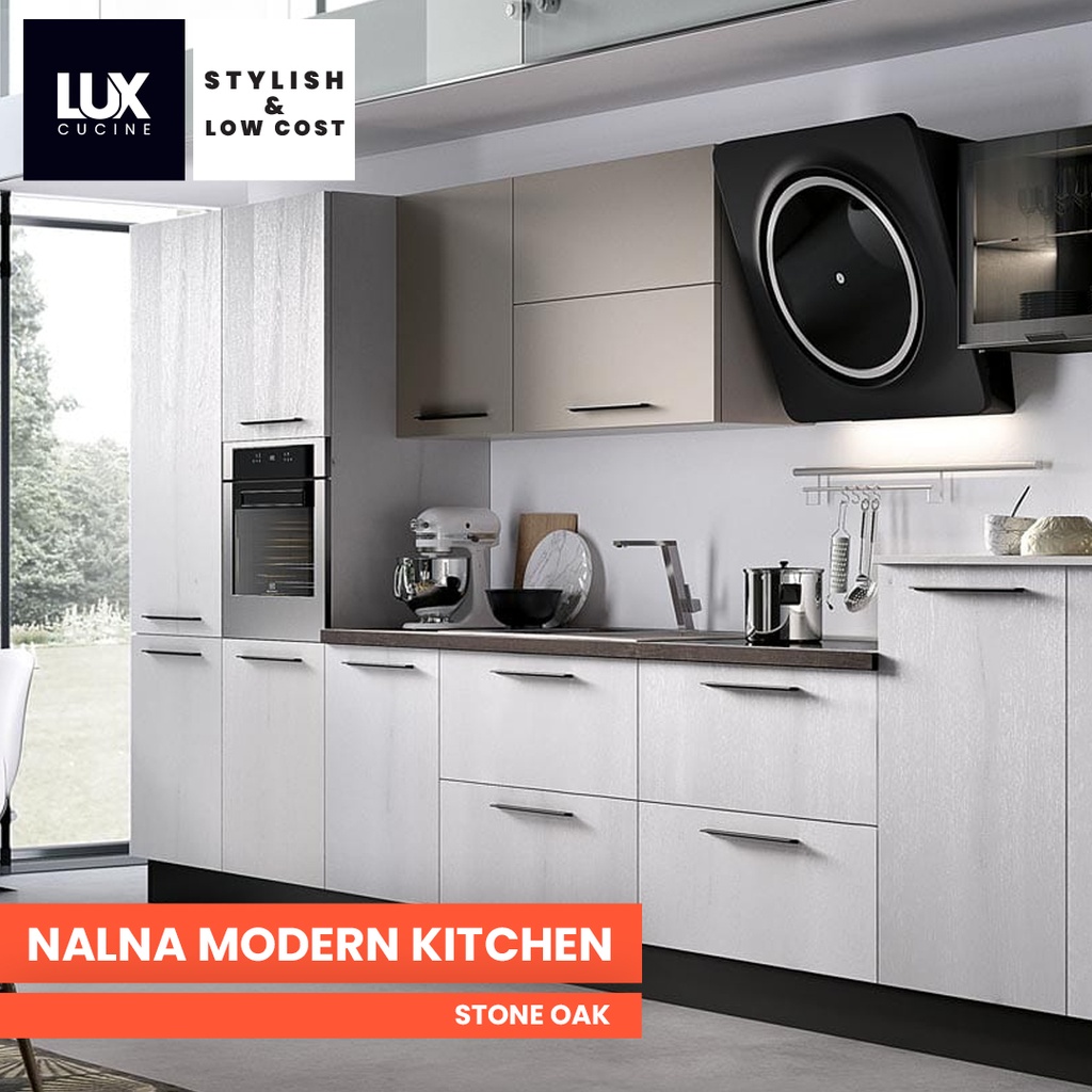 CRC NALNA Modern Kitchen in Malta, Stone Oak Finish