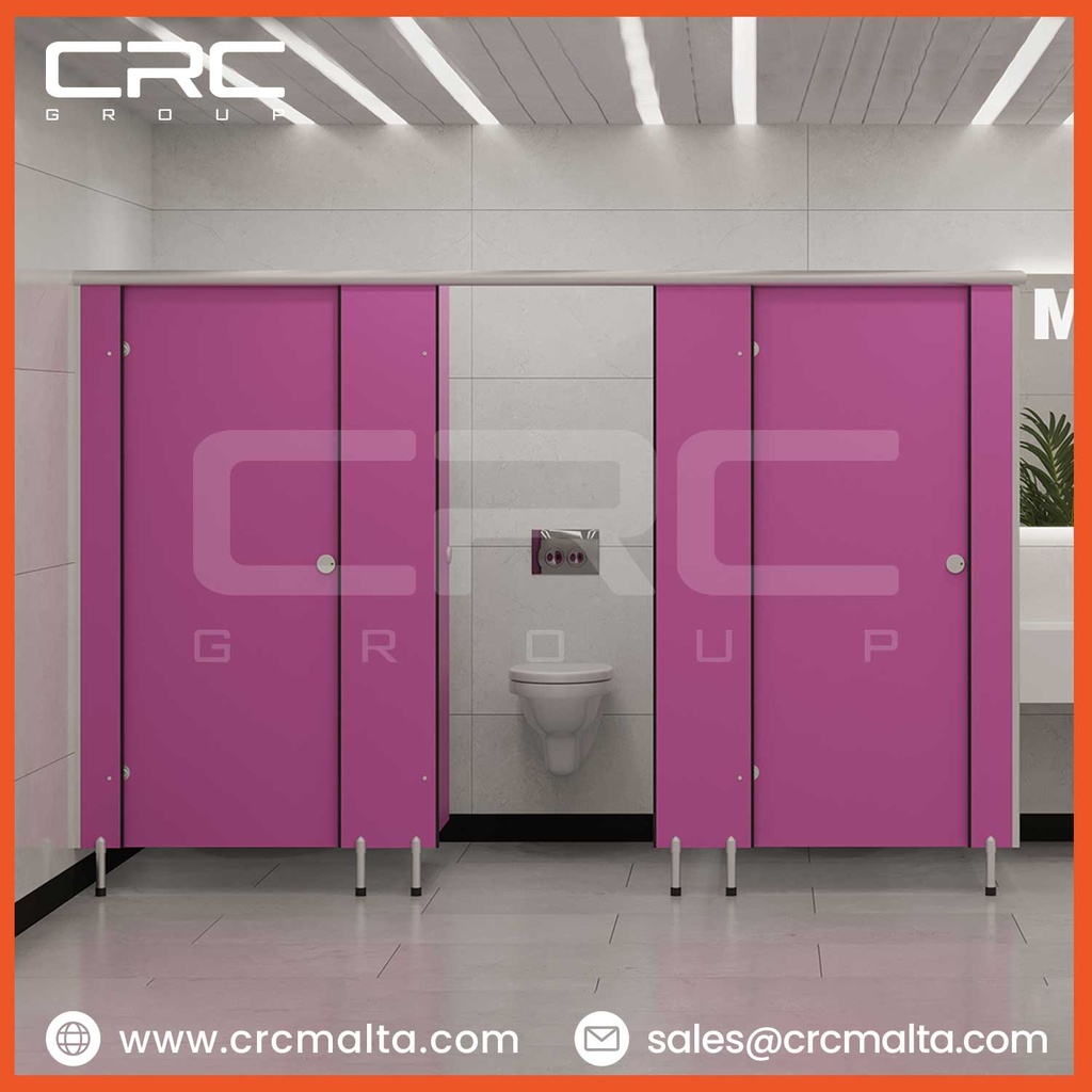 CRC WC Cubicle Partition Multisilver