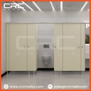 CRC WC Cubicle Partition Multisilver