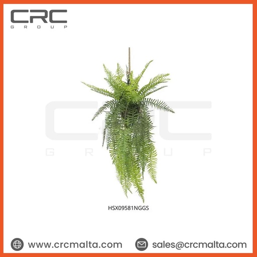 CRC Fake Outdoor Hanging Ferns