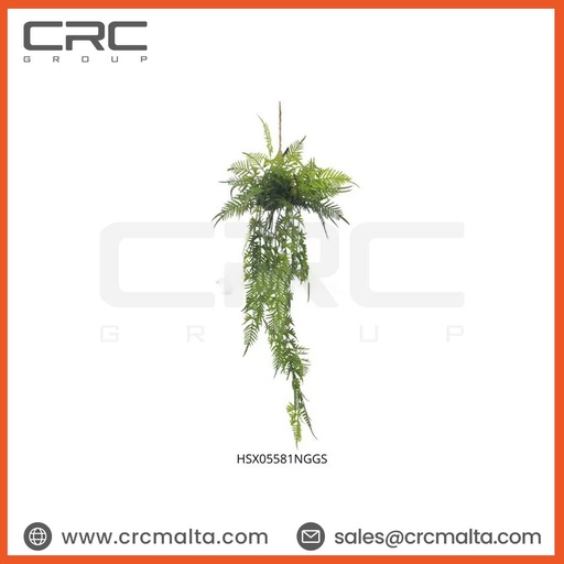 CRC Faux Hanging Fern