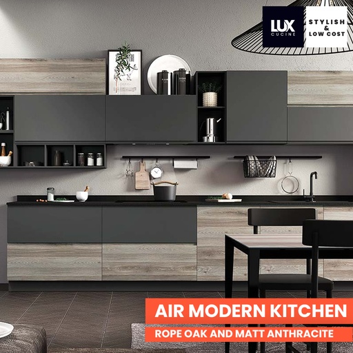 CRC AIR Modern Kitchen Rope Oak and Matt