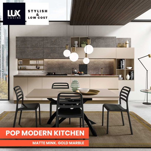 CRC POP Modern Kitchen in Matt Finish Malta